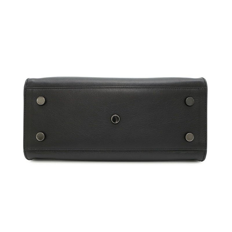 サンローランパリ ハンドバッグ ベイビーカバス レザー 400914 SAINT LAURENT PARIS 2way 黒