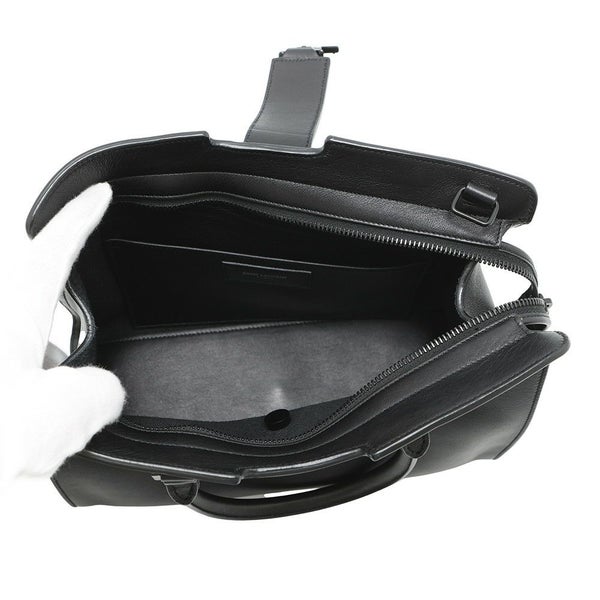 サンローランパリ ハンドバッグ ベイビーカバス レザー 400914 SAINT LAURENT PARIS 2way 黒