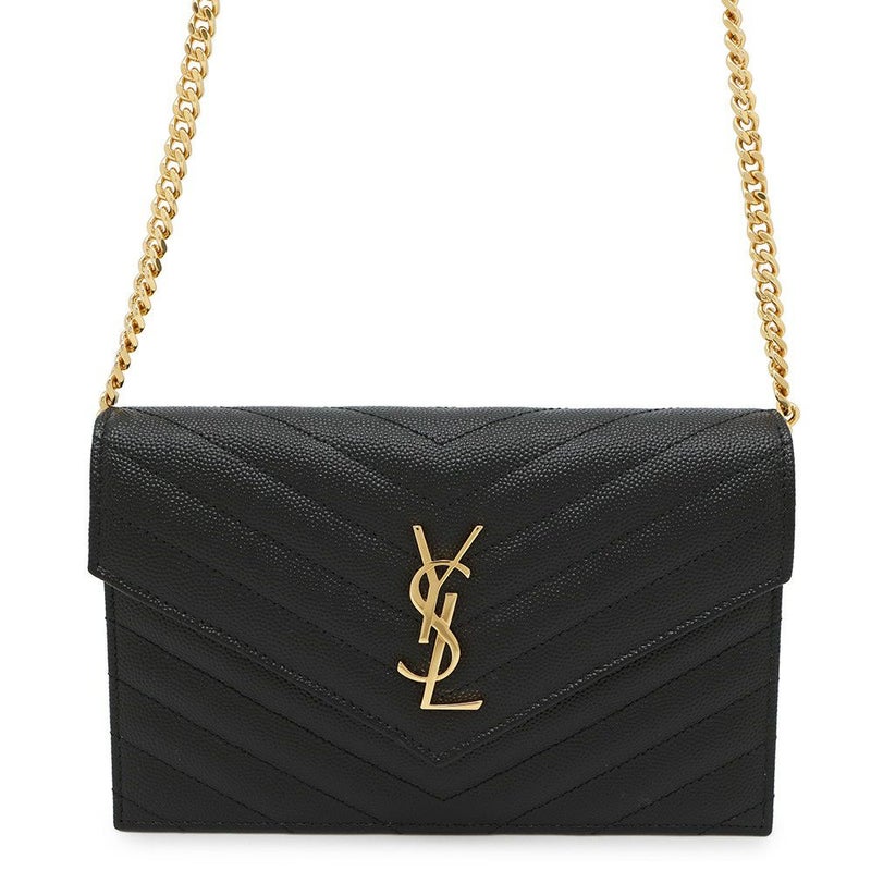 サンローランパリ チェーンウォレット カサンドラ エンベロープ レザー 742920 SAINT LAURENT PARIS 財布