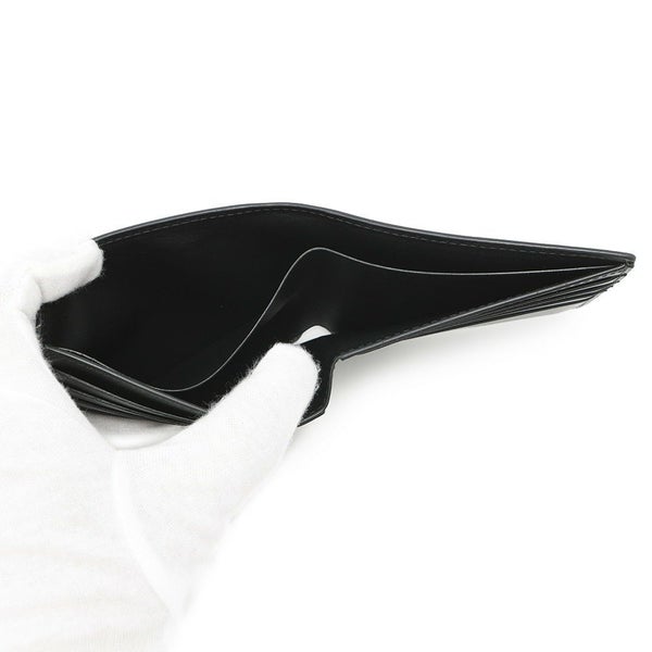 ベルルッティ 二つ折り財布 カリグラフィ レザー Berluti メンズ 黒