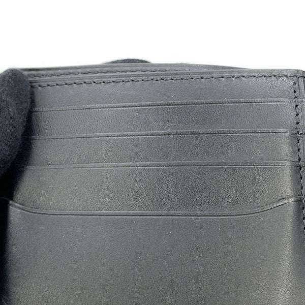 ベルルッティ 二つ折り財布 カリグラフィ レザー Berluti メンズ 黒