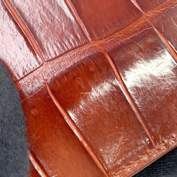 セリーヌ カードケース コンパクト ジップドカードホルダー クロコダイル 10B684 CELINE コインケース フラグメントケース