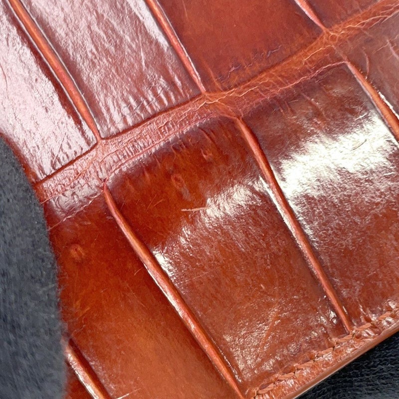 セリーヌ カードケース コンパクト ジップドカードホルダー クロコダイル 10B684 CELINE コインケース フラグメントケース