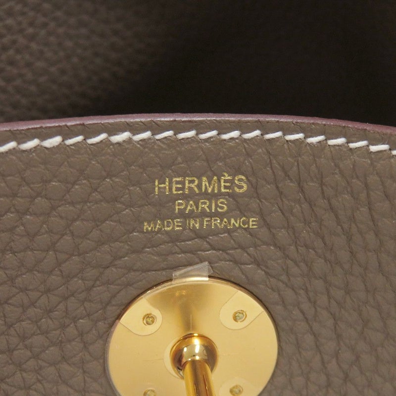 エルメス ハンドバッグ リンディ26  エトゥープ/ゴールド金具 トリヨンクレマンス W刻印 HERMES 2way ショルダーバッグ