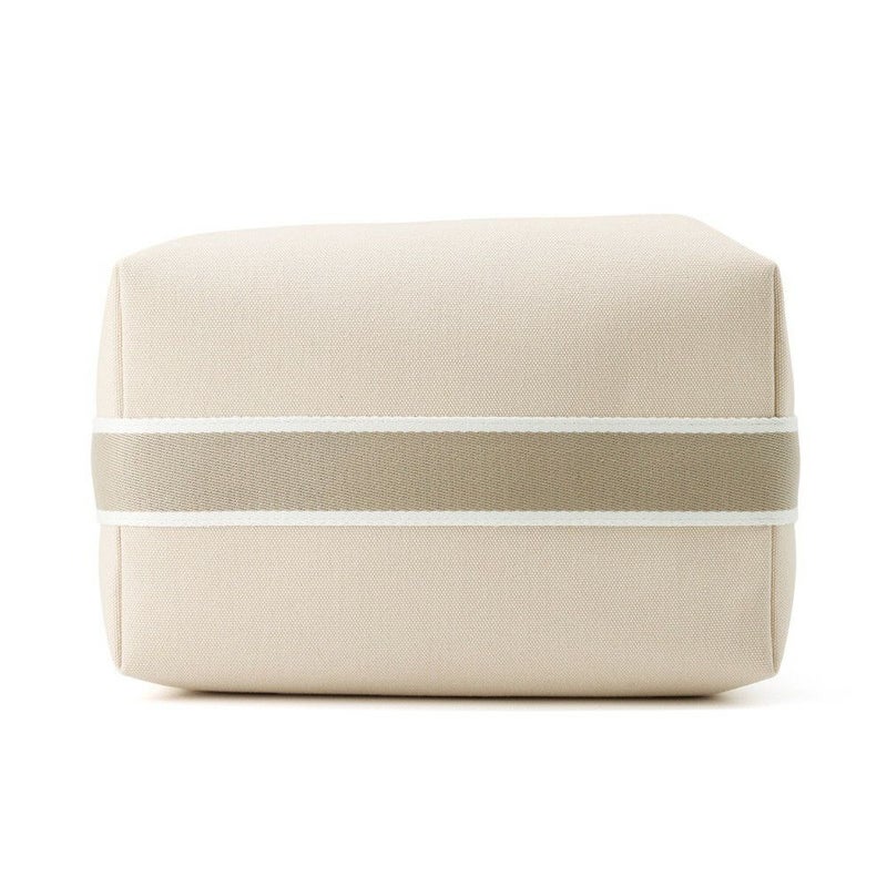 エルメス ポーチ ブリッド・ア・ブラックGM ベージュ/シルバー金具 キャンバス HERMES バッグ 小物入れ