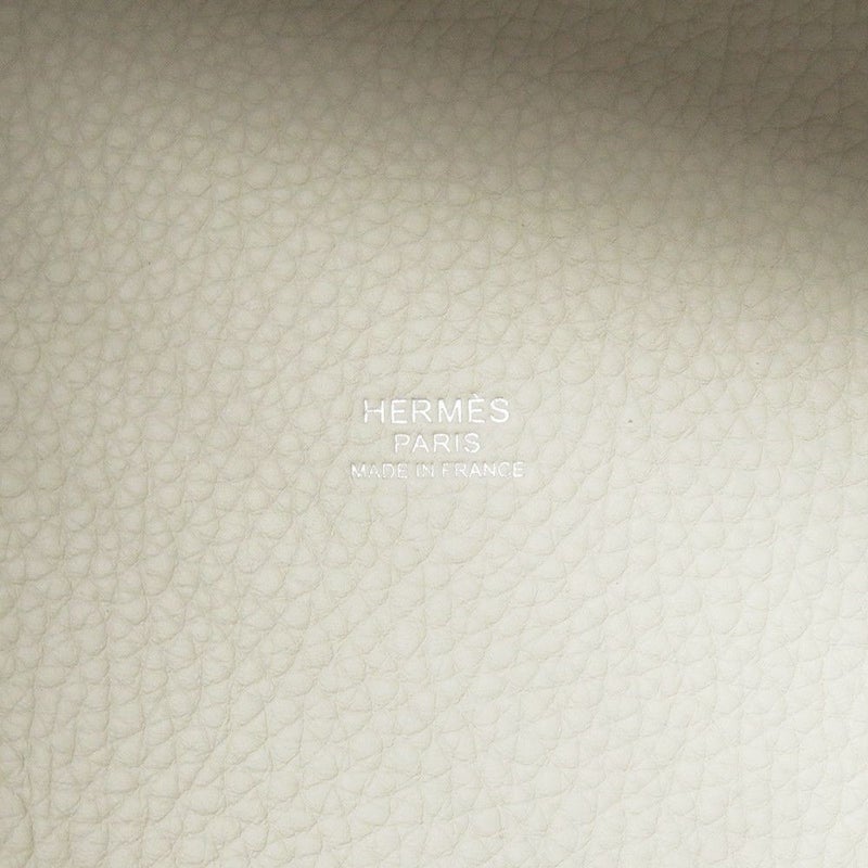 エルメス ハンドバッグ ピコタンロックMM べトン/シルバー金具 トリヨンクレマンス W刻印 HERMES トートバッグ