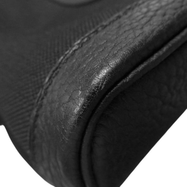 エルメス トートバッグ ガーデンパーティPM ブラック/シルバー金具 トワルミリタリー/ネゴンダ U刻印 HERMES 黒