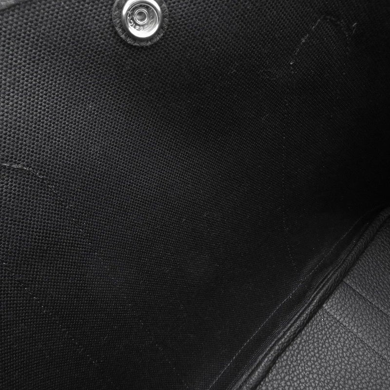 エルメス トートバッグ ガーデンパーティPM ブラック/シルバー金具 トワルミリタリー/ネゴンダ U刻印 HERMES 黒