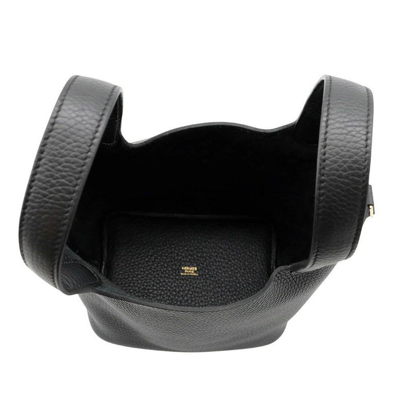 エルメス ハンドバッグ ピコタンロックPM ブラック/ゴールド金具 トリヨンクレマンス K刻印 HERMES トートバッグ 黒