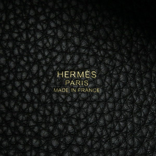 エルメス ハンドバッグ ピコタンロックPM ブラック/ゴールド金具 トリヨンクレマンス K刻印 HERMES トートバッグ 黒