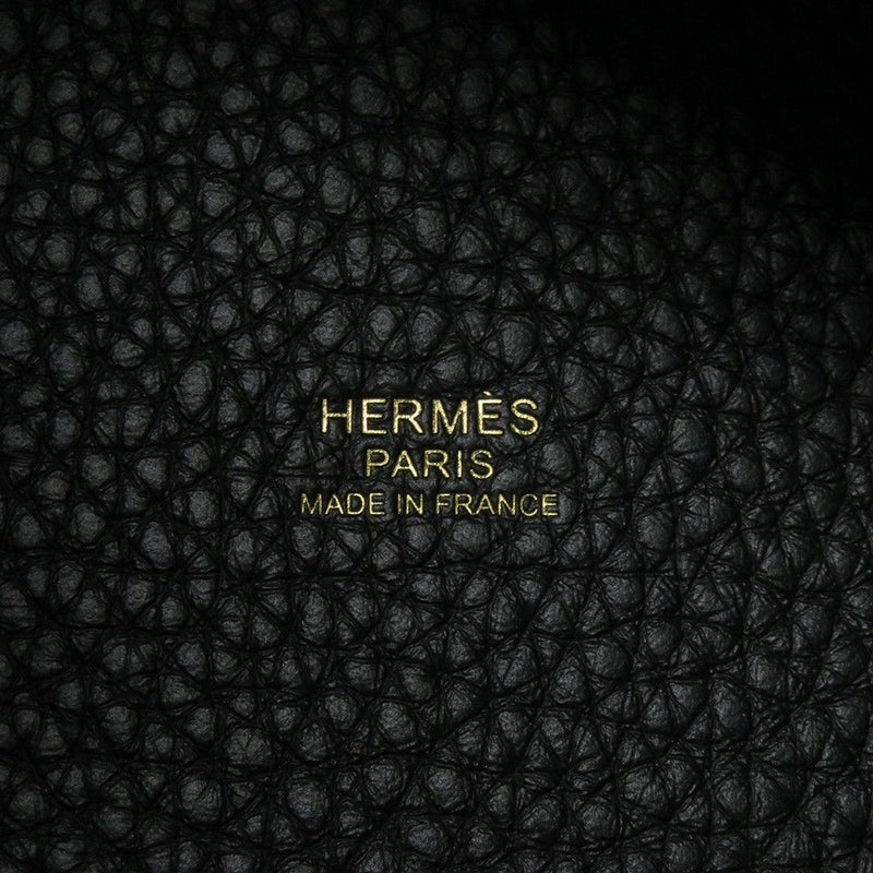 エルメス ハンドバッグ ピコタンロックPM ブラック/ゴールド金具 トリヨンクレマンス K刻印 HERMES トートバッグ 黒