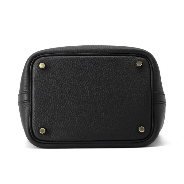 エルメス ハンドバッグ ピコタンロックPM ブラック/ゴールド金具 トリヨンクレマンス K刻印 黒