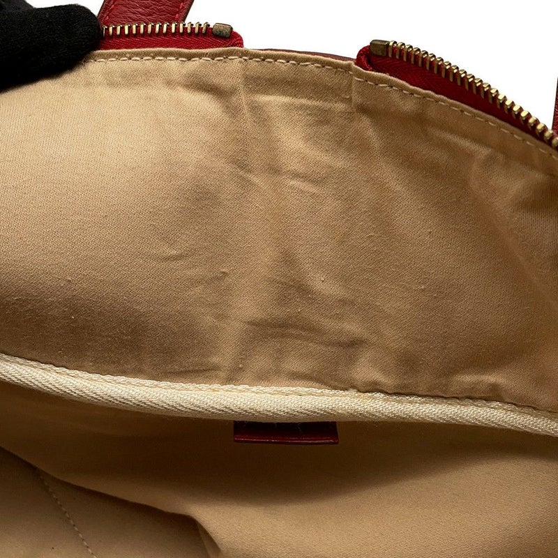 エルメス ボストンバッグ ヴィクトリア50 レッド/ゴールド金具 トリヨンクレマンス HERMES バッグ