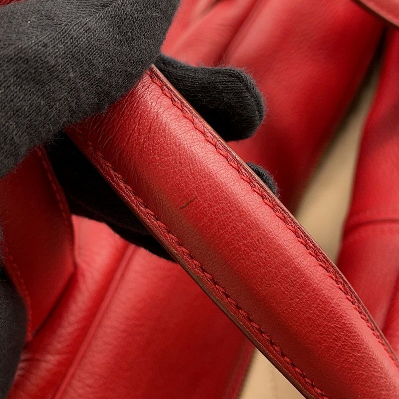 エルメス ボストンバッグ ヴィクトリア50 レッド/ゴールド金具 トリヨンクレマンス HERMES バッグ