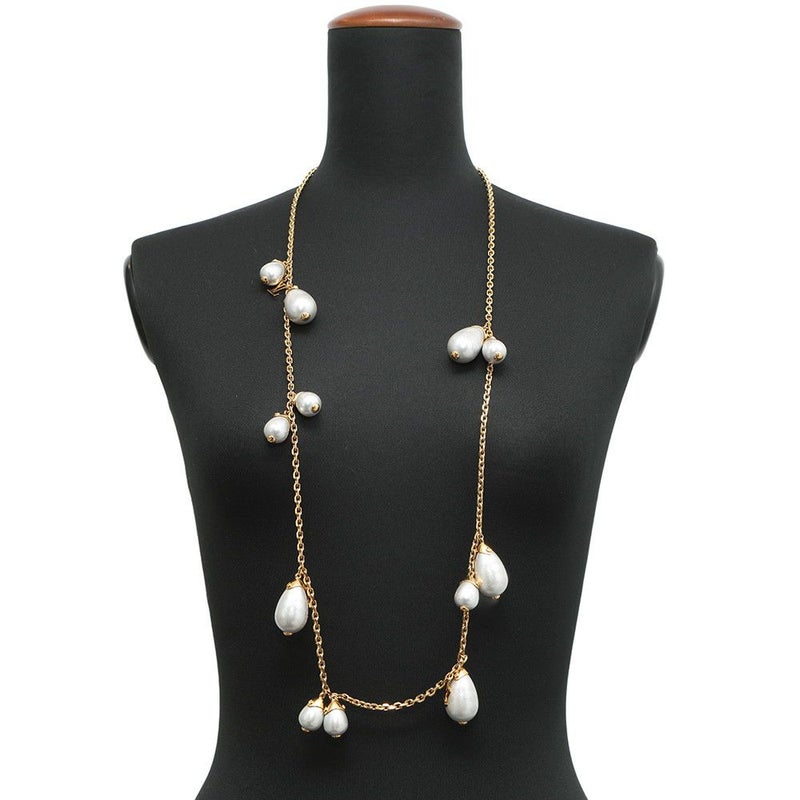 ルイヴィトン ネックレス ダミエ・パール パンダンティフ ロングネックレス LOUIS VUITTON アクセサリー