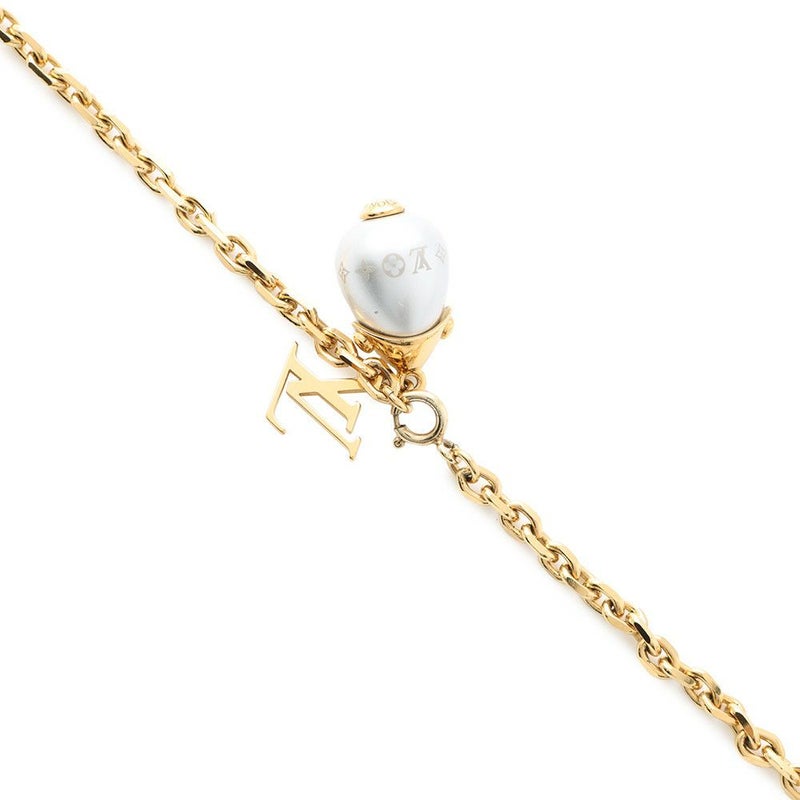 ルイヴィトン ネックレス ダミエ・パール パンダンティフ ロングネックレス LOUIS VUITTON アクセサリー