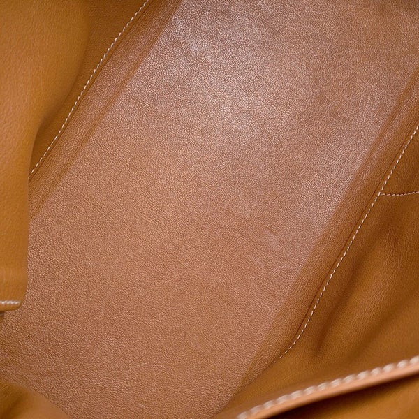 エルメス ハンドバッグ ケリー35 内縫い ゴールド/ゴールド金具 スイフト A刻印 2wayショルダー