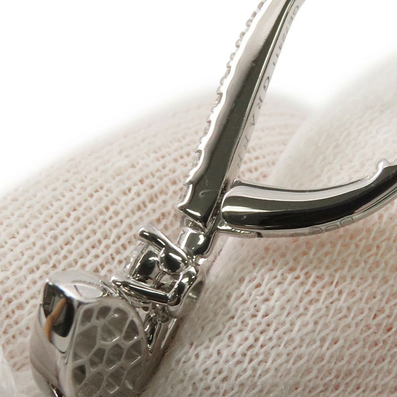 グラフ ピアス パヴェ バタフライ ミニ ダイヤモンド ドロップ イヤリング ダイヤ 計約1.43ct K18WGホワイトゴールド RGE1167