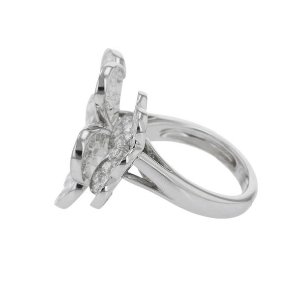 ヴァンクリーフ&アーペル リング フリヴォル アントレ レ ドア リング ダイヤモンド 112P 2.1ct K18WG サイズ50 VCARB67500