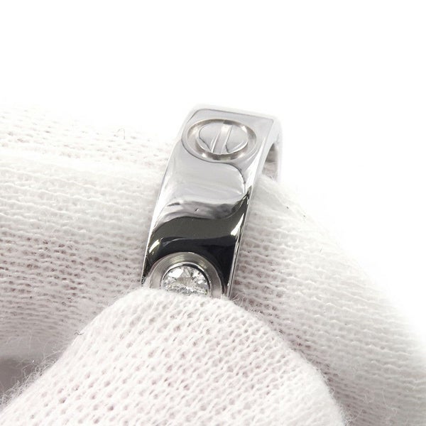 カルティエ リング LOVE リング クラシックモデル ダイヤモンド 3P 計0.22ct K18WG サイズ50 B4032500 指輪 ラブリング