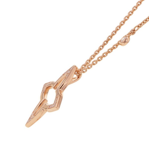 ルイヴィトン ネックレス ペンダント オンブレ ブロッサム ダイヤモンド 21P 計約0.1ct K18PGピンクゴールド Q03083 LOUIS VUITTON