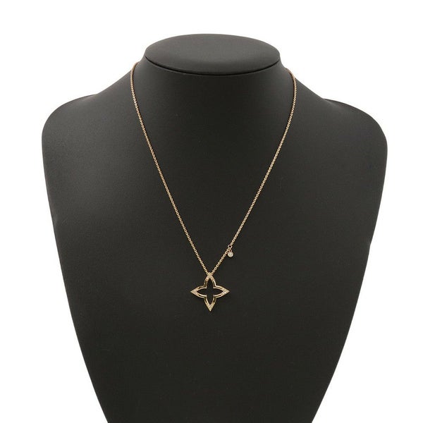 ルイヴィトン ネックレス ペンダント オンブレ ブロッサム ダイヤモンド 21P 計約0.1ct K18PGピンクゴールド Q03083 LOUIS VUITTON