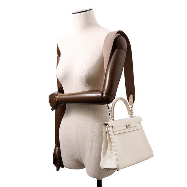 エルメス ハンドバッグ ケリー25 内縫い ベトン/シルバー金具 トゴ K刻印 2wayショルダー