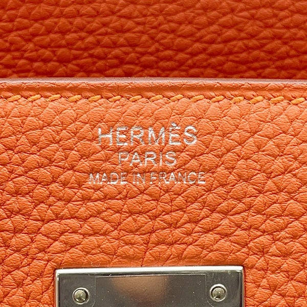 エルメス バーキン30 フー/シルバー金具 トゴ A刻印 HERMES Birkin ハンドバッグ