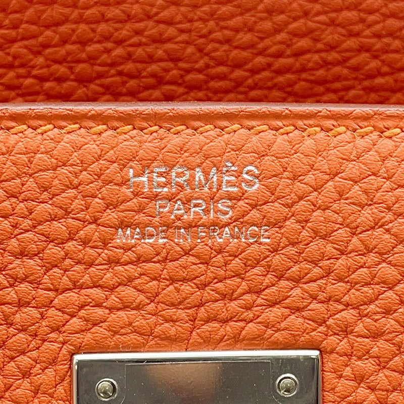 エルメス バーキン30 フー/シルバー金具 トゴ A刻印 HERMES Birkin ハンドバッグ