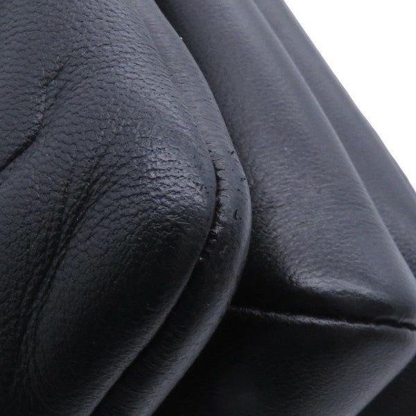 ルイヴィトン ショルダーバッグ モノグラム/ラムレザー クッサンPM M57790 LOUIS VUITTON 3wayクラッチ ブラック 黒