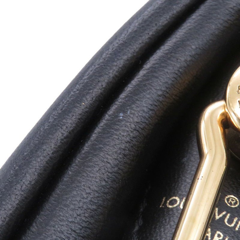 ルイヴィトン ショルダーバッグ モノグラム/ラムレザー クッサンPM M57790 LOUIS VUITTON 3wayクラッチ ブラック 黒