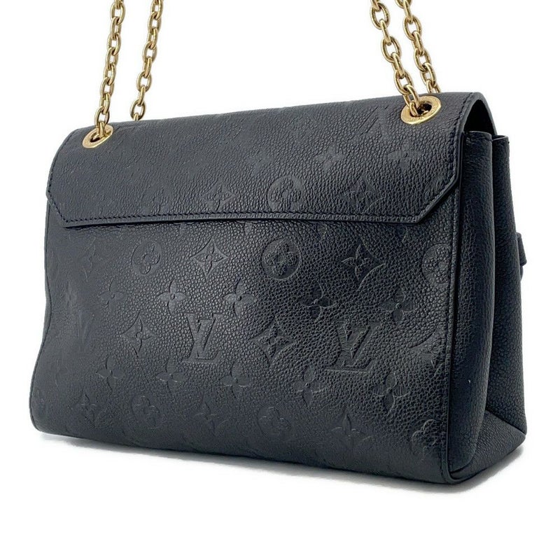 ルイヴィトン チェーンショルダーバッグ モノグラム・アンプラント ヴァヴァンPM M44151  ヴィトン バッグ 黒 ブラック