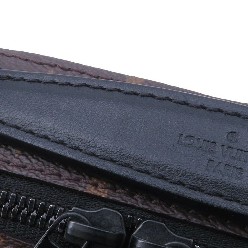 ルイヴィトン ショルダーバッグ モノグラム・マカサー ハンドル・ソフトトランク M45935 ヴィトン バッグ 黒 ブラック