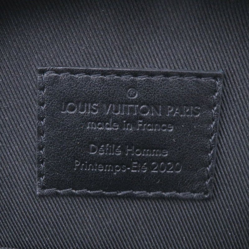 ルイヴィトン ショルダーバッグ モノグラム・タフタージュ ヴァーティカル・ソフトトランク M45935 バッグ 黒 ブラック