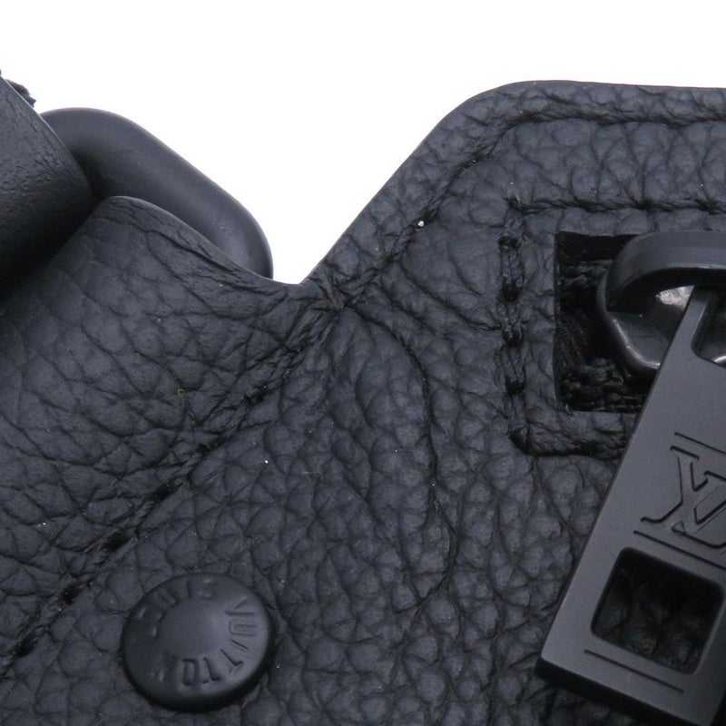 ルイヴィトン ボディバッグ グレインレザー テイクオフ・スリング M57081 ヴィトン ブラック 黒