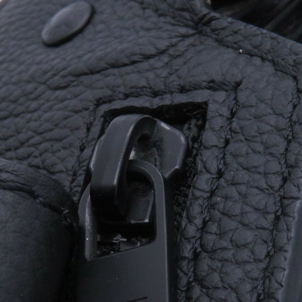 ルイヴィトン ボディバッグ グレインレザー テイクオフ・スリング M57081 ヴィトン ブラック 黒