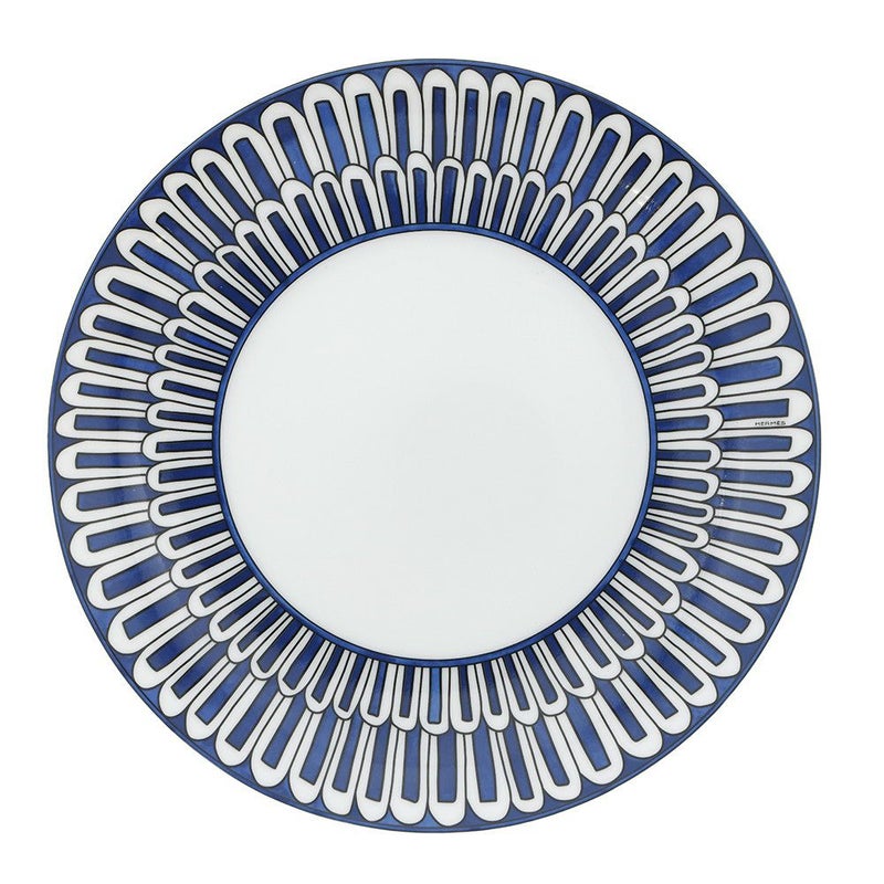 エルメス デザートプレート ブルー ダイユール HERMES ポーセリン 食器