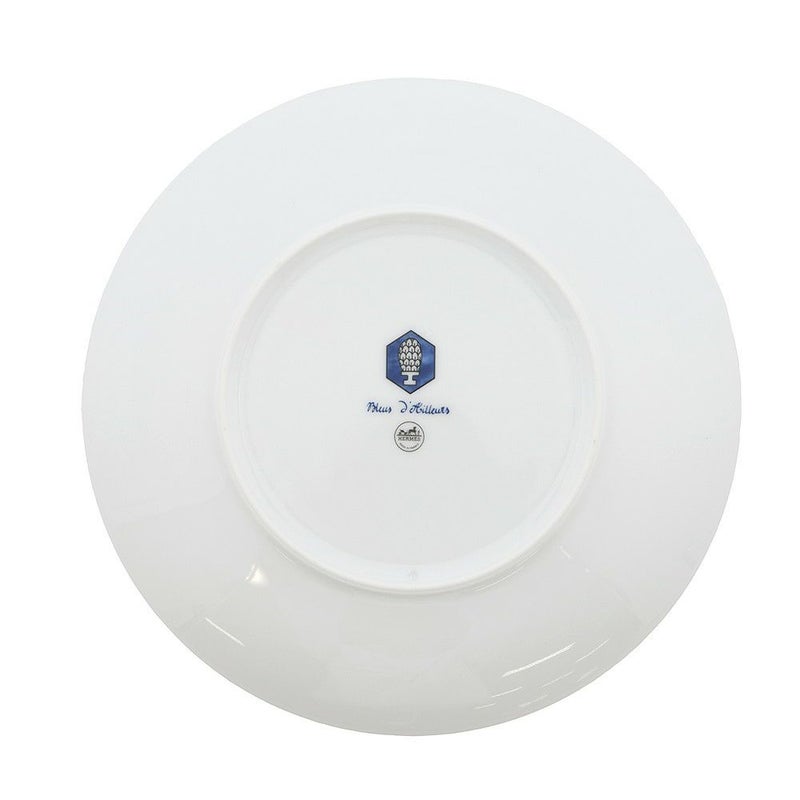 エルメス デザートプレート ブルー ダイユール HERMES ポーセリン 食器