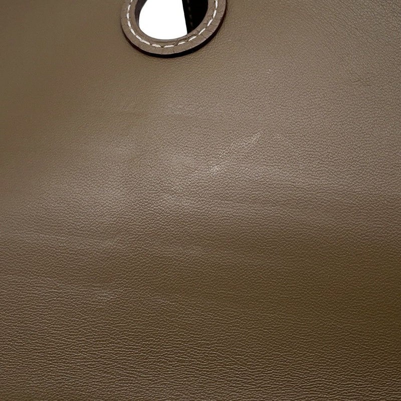 エルメス 長財布 ドゴンロング エトゥープ/シルバー金具 トゴ X刻印 HERMES 財布