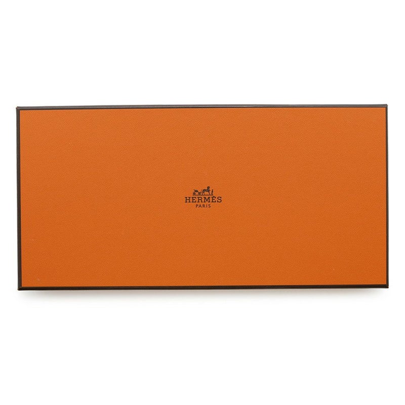 エルメス 長財布 ドゴンロング エトゥープ/シルバー金具 トゴ X刻印 HERMES 財布