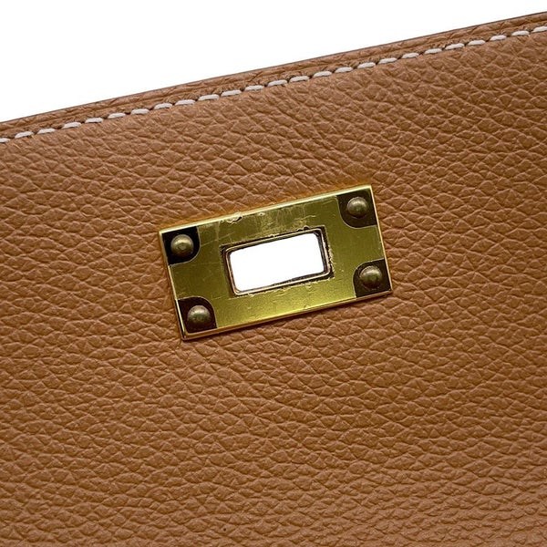 エルメス ケリーウォレット ロング トゥーゴー ゴールド/ゴールド金具 エバーカラー W刻印 財布