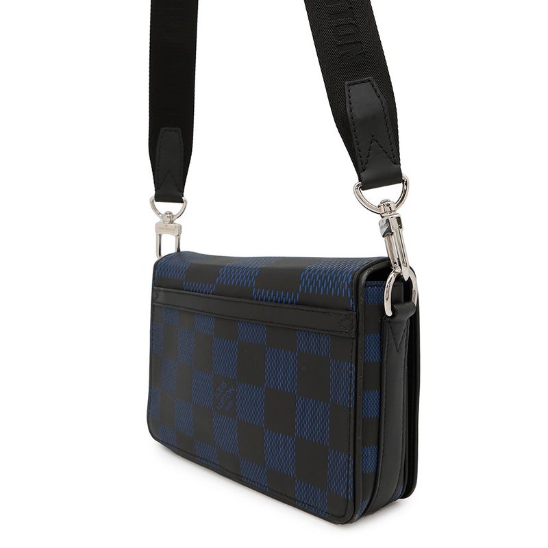 ルイヴィトン ショルダーバッグ ダミエ・アンフィニ3D ステュディオ・メッセンジャー N50037   LOUIS VUITTON 黒 ブラック