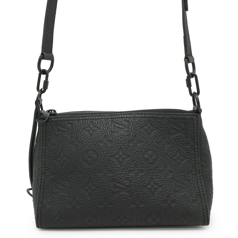 ルイヴィトン ショルダーバッグ モノグラム・トリヨン トリアングル メッセンジャーバッグ M55878 2020春夏コレクション ブラック 黒