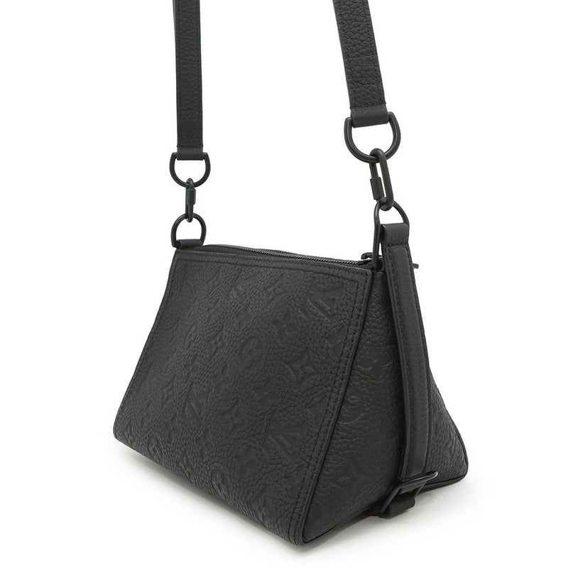 ルイヴィトン ショルダーバッグ モノグラム・トリヨン トリアングル メッセンジャーバッグ M55878 2020春夏コレクション ブラック 黒