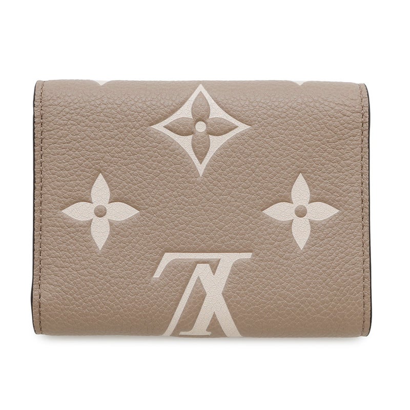 ルイヴィトン 財布 モノグラム・アンプラント ポルトフォイユ・ヴィクトリーヌ M81861 LOUIS VUITTON ベージュ