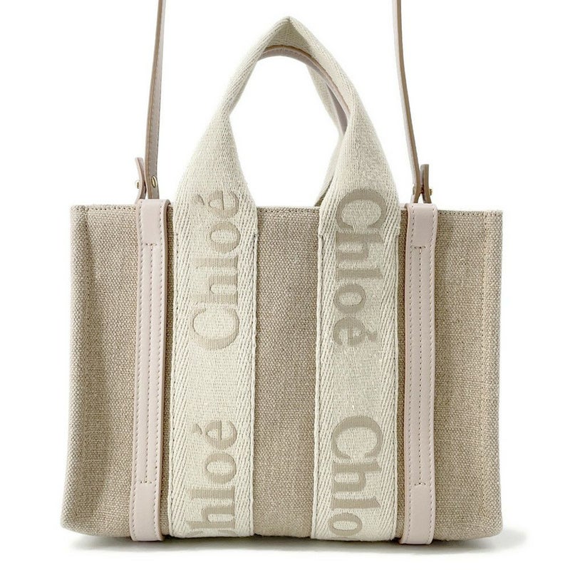 クロエ ハンドバッグ ウッディ トート スモール キャンバス CHC23US397 Chloe 2way