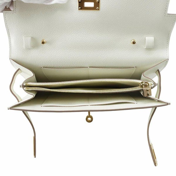 エルメス ケリーウォレット ロング トゥーゴー カヴァル マッシュルーム/ゴールド金具 エバーカラー B刻印