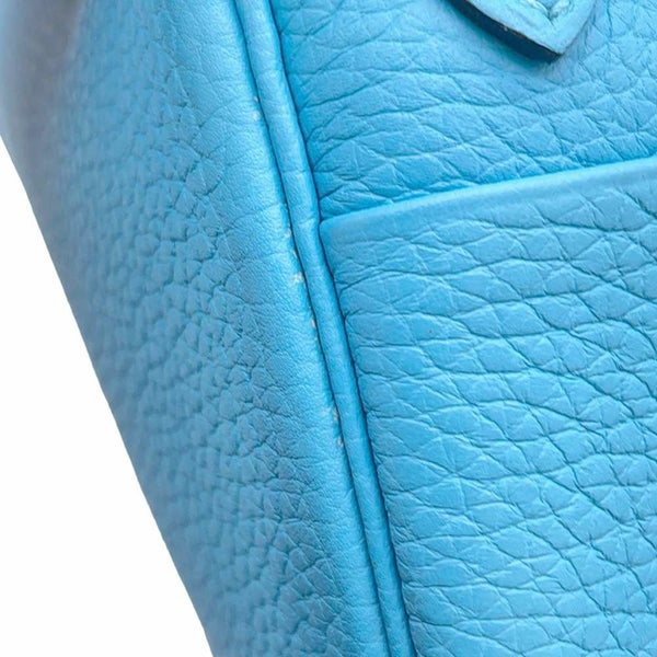 エルメス ハンドバッグ リンディ ミニ ブルーノール/シルバー金具 トリヨンクレマンス Z刻印 2wayショルダー