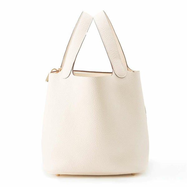 エルメス ハンドバッグ ピコタンロックMM ナタ/ゴールド金具 トリヨンクレマンス U刻印
