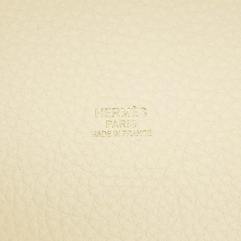 エルメス ハンドバッグ ピコタンロックMM ナタ/ゴールド金具 トリヨンクレマンス U刻印